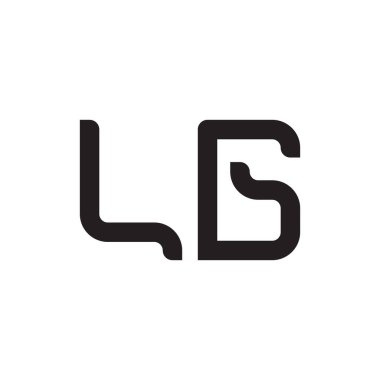 Ig ilk harf vektör logo simgesi