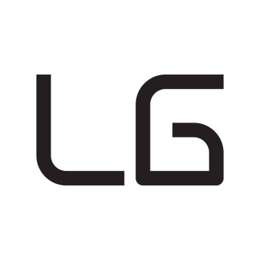 Ig ilk harf vektör logo simgesi