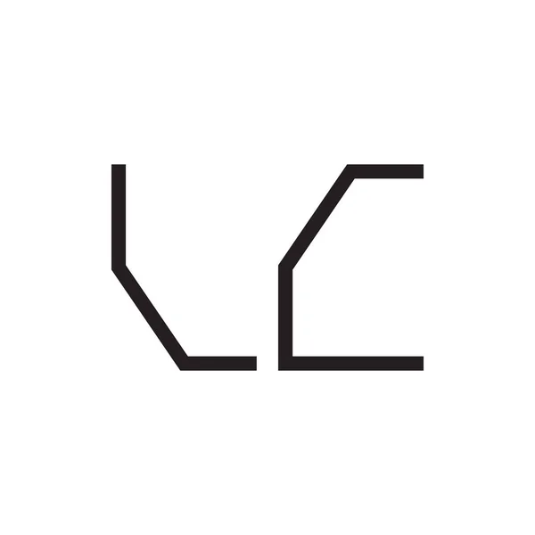 Lc初始字母向量标志图标 — 图库矢量图片