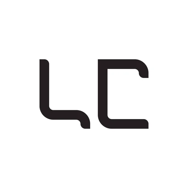 Literă Inițială Vector Logo Pictogramă — Vector de stoc