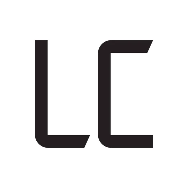 Literă Inițială Vector Logo Pictogramă — Vector de stoc
