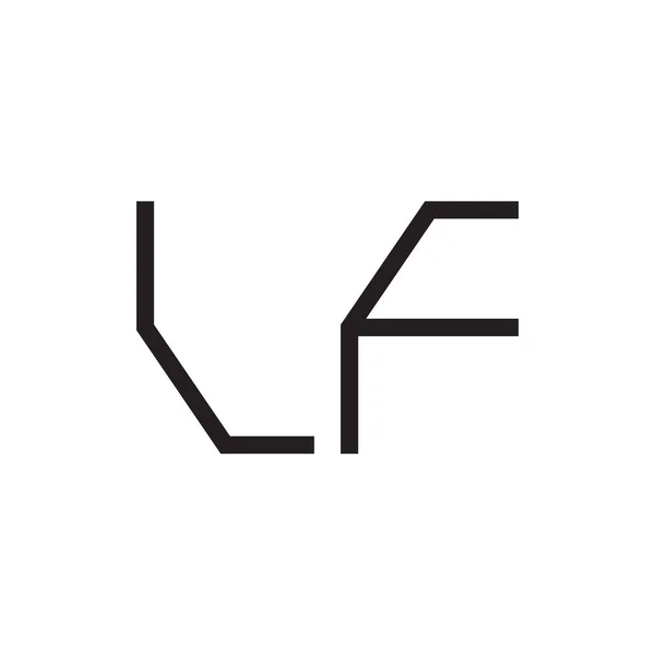 Icona Iniziale Del Logo Vettoriale Lettera — Vettoriale Stock