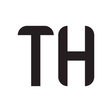 ilk harf vektör logosu simgesi