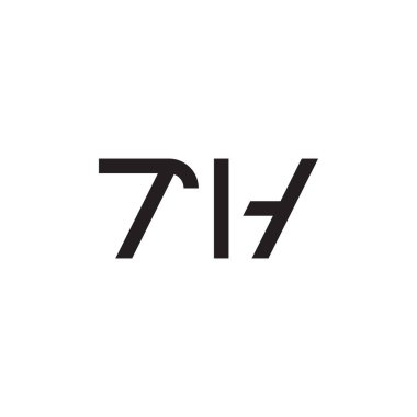 ilk harf vektör logosu simgesi