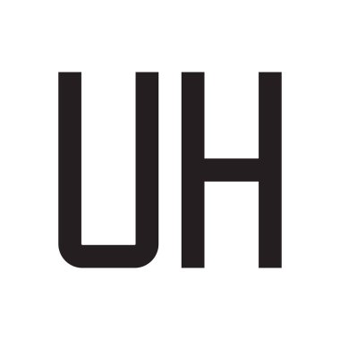 İlk harf vektör logo simgesi