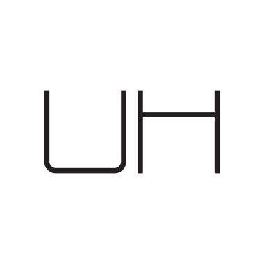 İlk harf vektör logo simgesi