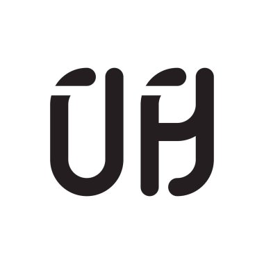 İlk harf vektör logo simgesi