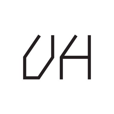 İlk harf vektör logo simgesi