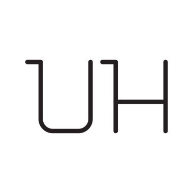 İlk harf vektör logo simgesi