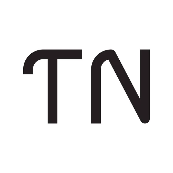 Tn初始字母向量图标 — 图库矢量图片