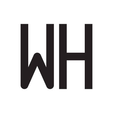 ilk harf vektör logo simgesi