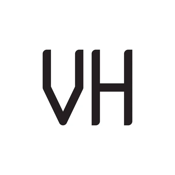 Vh初始字母向量图标 — 图库矢量图片