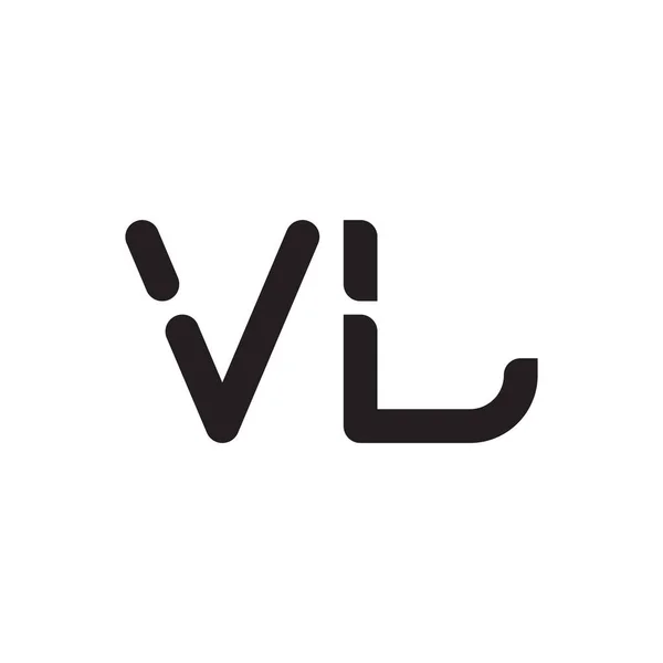 Ícone Logotipo Vetor Letra Inicial — Vetor de Stock