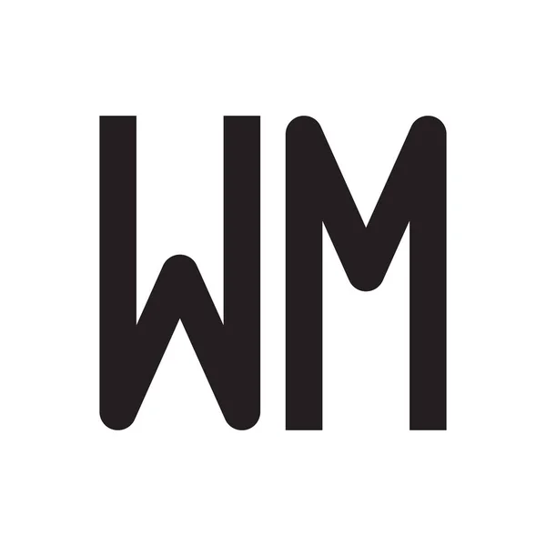 Wm初始字母向量图标 — 图库矢量图片