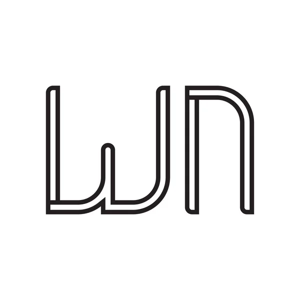 Własna Początkowa Ikona Logo Wektora Litery — Wektor stockowy