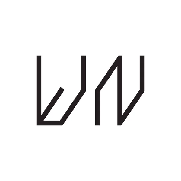 Próprio Ícone Logotipo Vetor Letra Inicial — Vetor de Stock