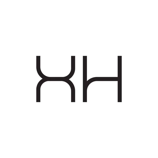 Xh初始字母向量图标 — 图库矢量图片