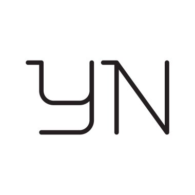 İlk harf vektör simgesi