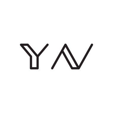 İlk harf vektör simgesi