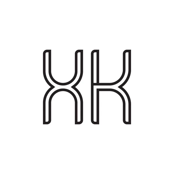 Ilk Harf Vektör Logo Simgesi — Stok Vektör