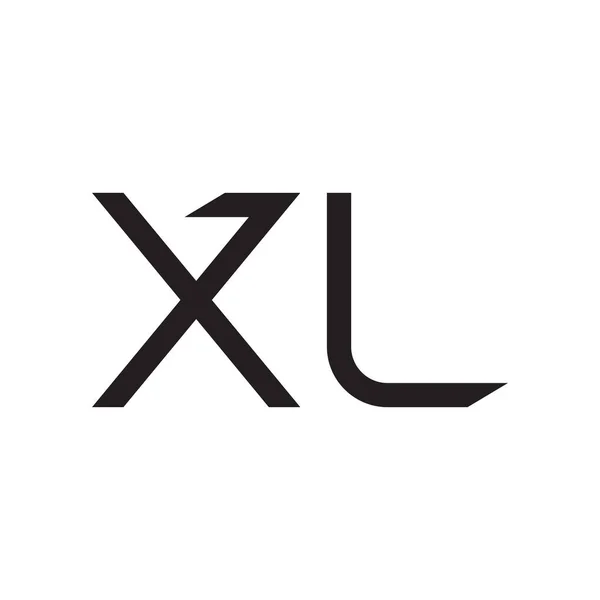 Xl頭文字ベクトルロゴアイコン — ストックベクタ