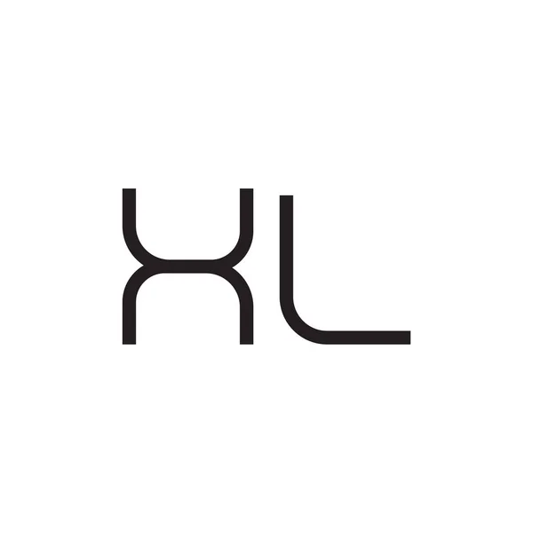 Ilk Harf Vektör Logosu Simgesi — Stok Vektör