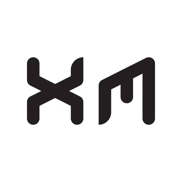 Xm頭文字ベクトルロゴアイコン — ストックベクタ