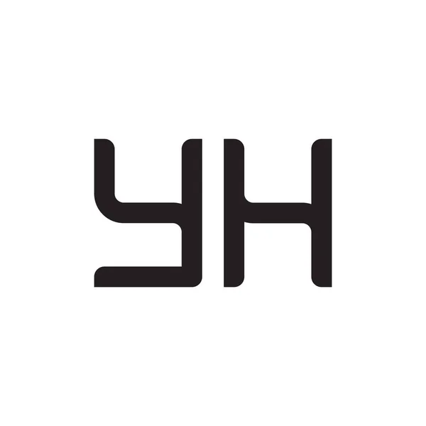 Başlangıç Harf Vektör Logo Simgesi — Stok Vektör