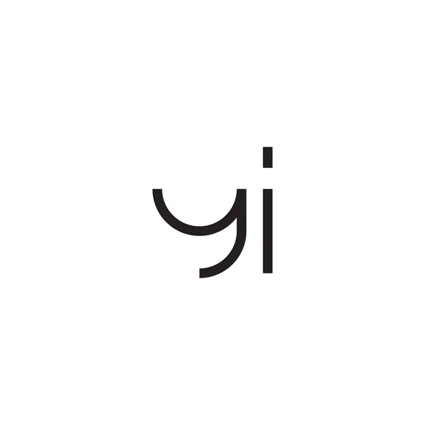 Yi初始字母向量图标 — 图库矢量图片