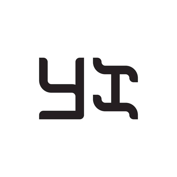 Yi初始字母向量图标 — 图库矢量图片