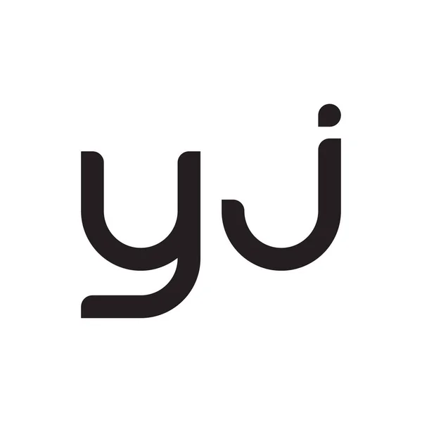 Yj初始字母向量图标 — 图库矢量图片