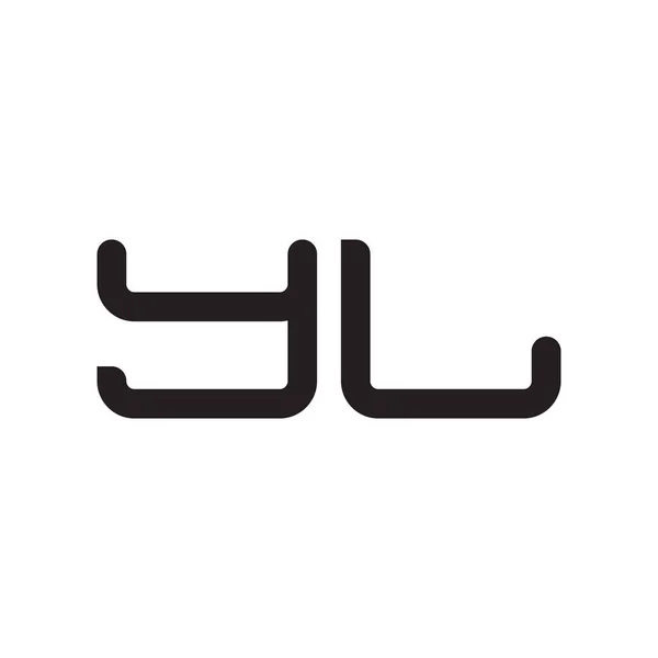 Inicial Letra Vector Logotipo Icono — Vector de stock