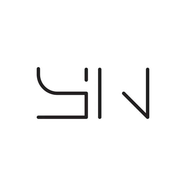 First Letter Vector Logo Icon — 스톡 벡터