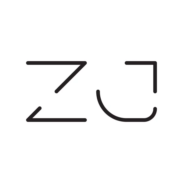 Zj初始字母向量图标 — 图库矢量图片