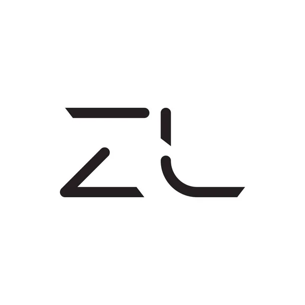 Zl初始字母向量图标 — 图库矢量图片