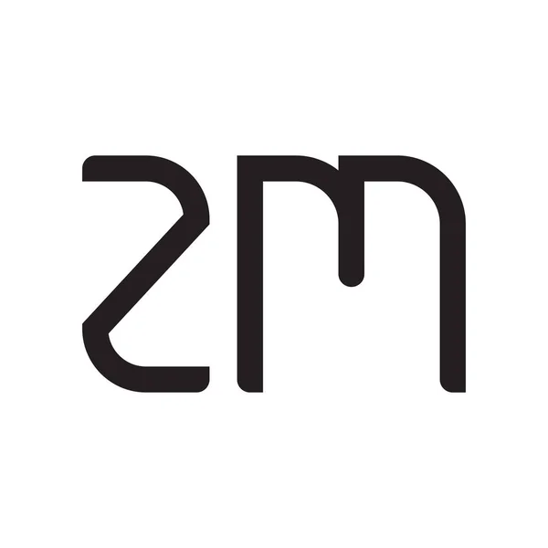 Zm初始字母向量图标 — 图库矢量图片