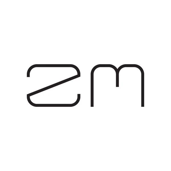 Zm初始字母向量图标 — 图库矢量图片