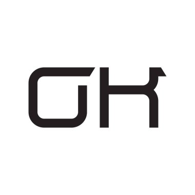 Tamam ilk harf vektör logo simgesi