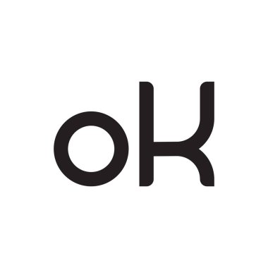 Tamam ilk harf vektör logo simgesi