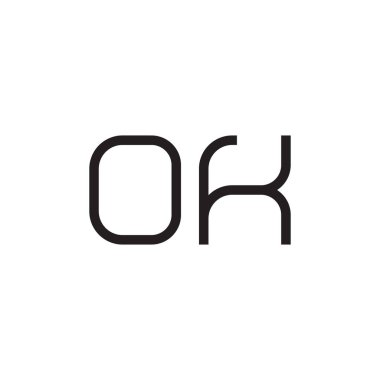 Tamam ilk harf vektör logo simgesi