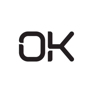 Tamam ilk harf vektör logo simgesi