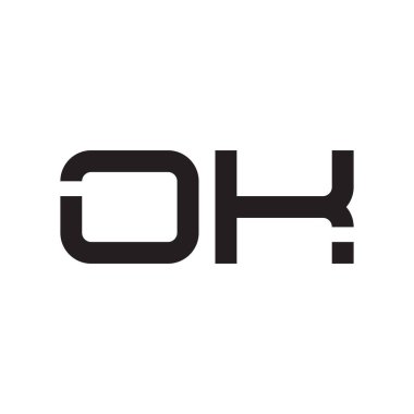 Tamam ilk harf vektör logo simgesi