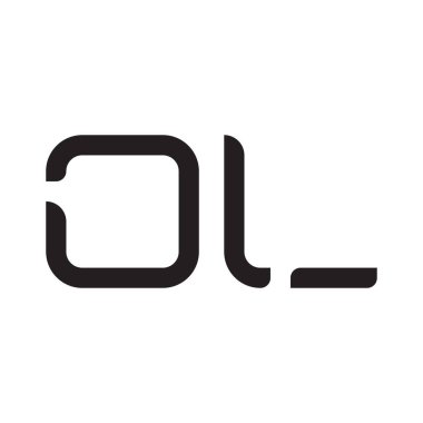 İlk harf vektör logo simgesi