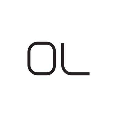 İlk harf vektör logo simgesi