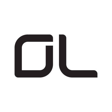 İlk harf vektör logo simgesi