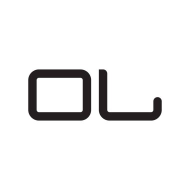 İlk harf vektör logo simgesi