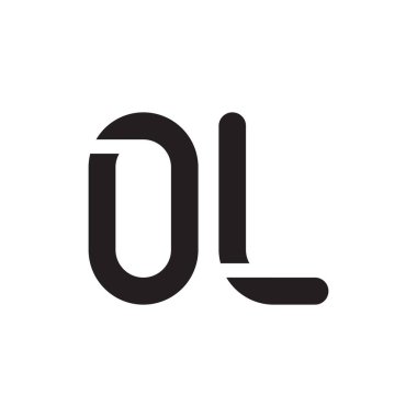 İlk harf vektör logo simgesi