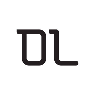 İlk harf vektör logo simgesi