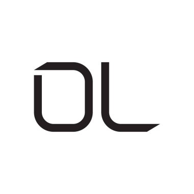 İlk harf vektör logo simgesi