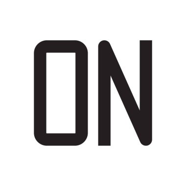 ilk harf vektör logo simgesinde